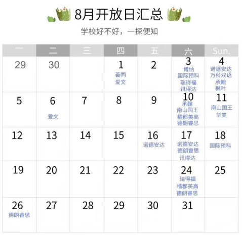 <a href='http://www.dohogaw.cn/szschool/' target='_blank'><u>深圳國(guó)際學(xué)校</u></a>8月開(kāi)放日匯總